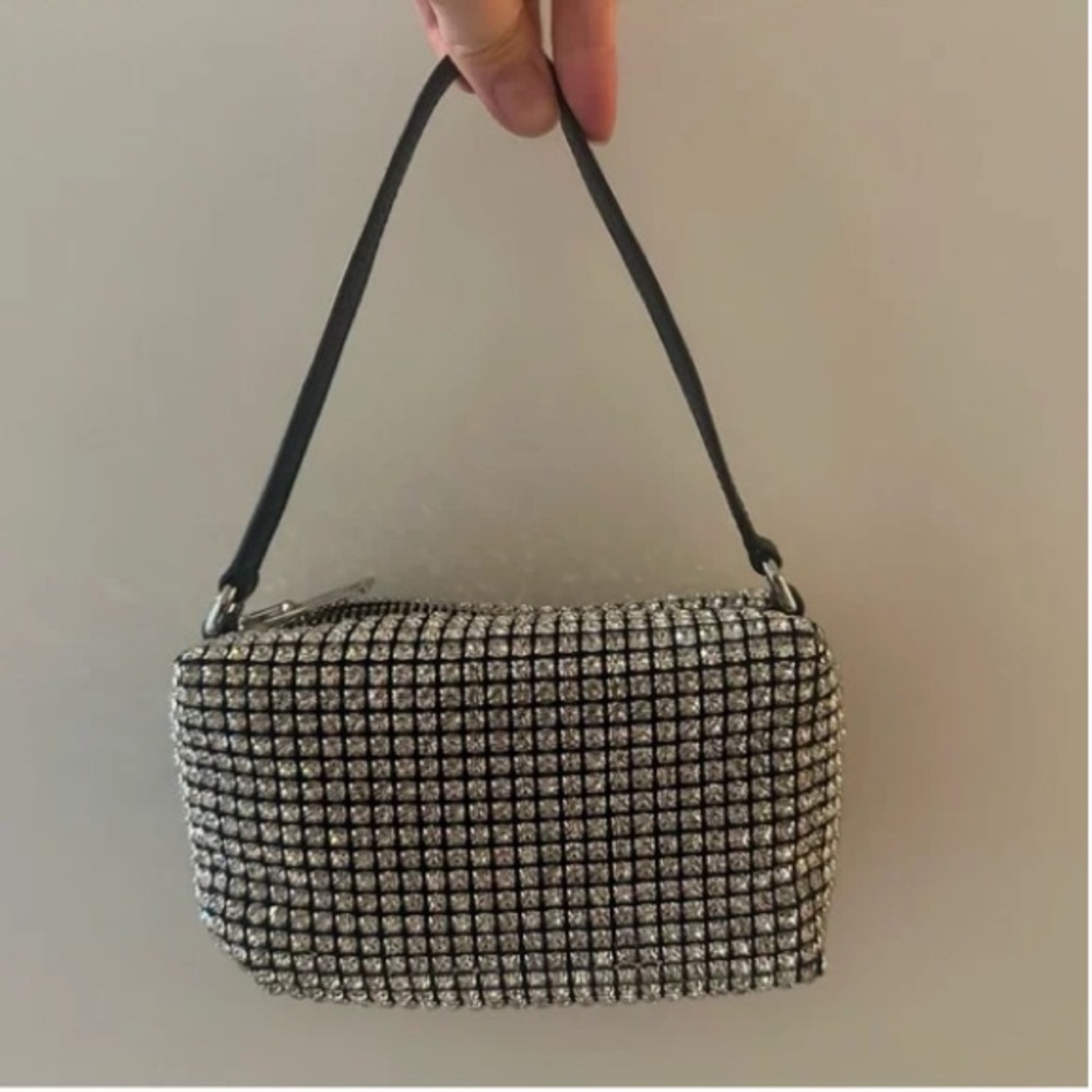 Alexander Wang heiress bag pouch in crystal white